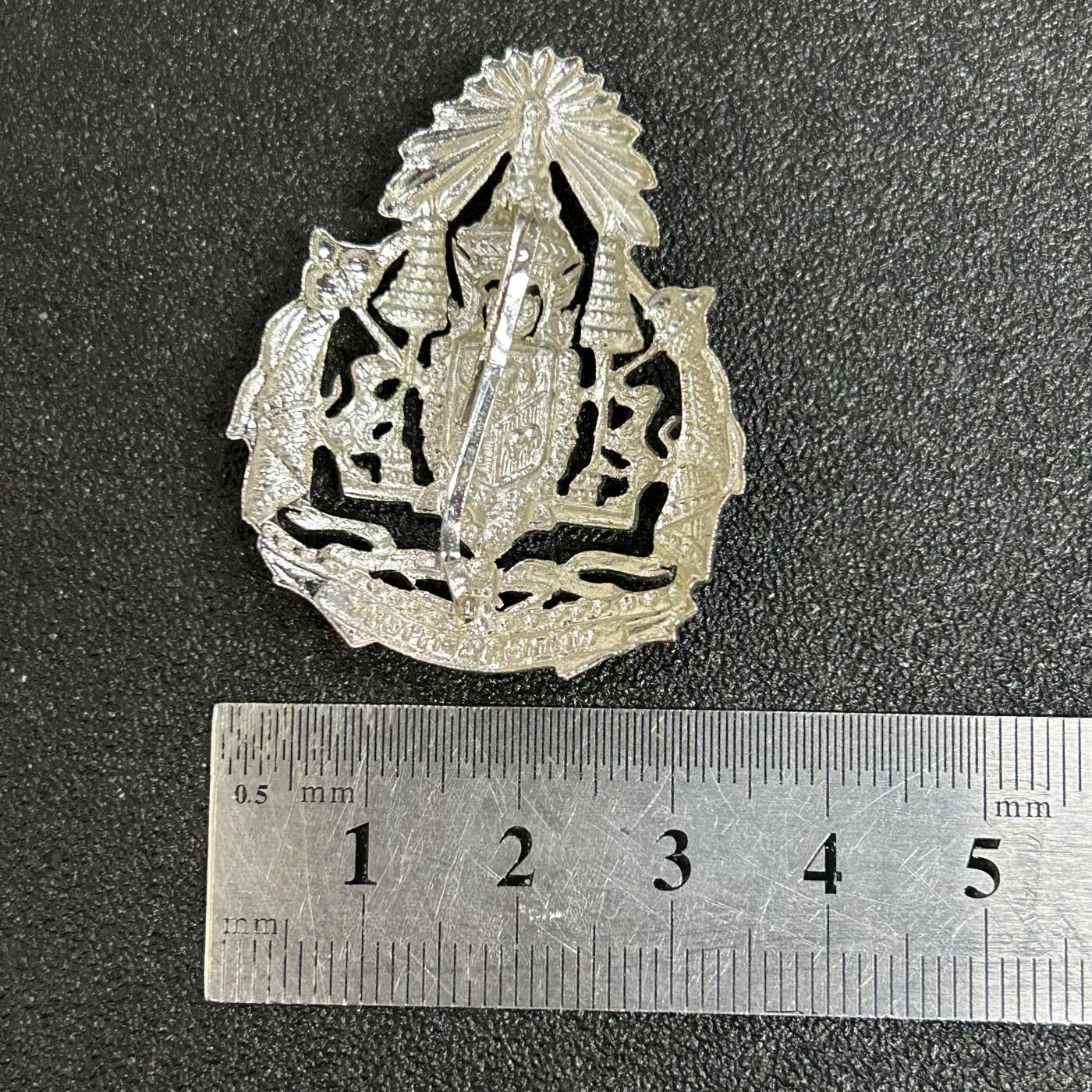 西秦中古拍卖第五十期 泰国皇家警察小帽徽 贝雷帽/船帽用