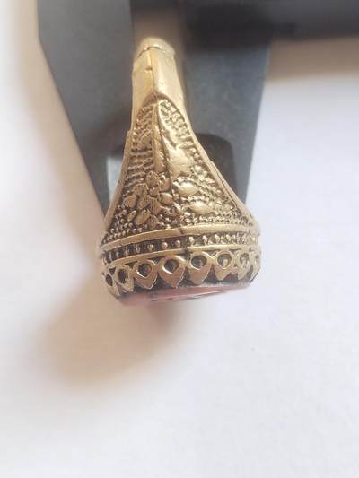 玉石 手串 手镯 手链专场 中亚回流 宝石老铜戒指。