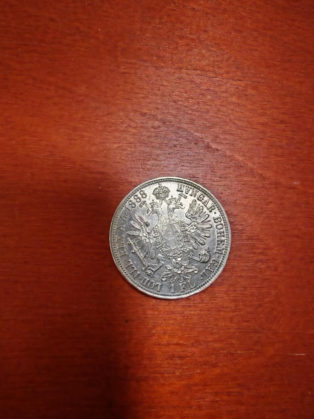 长老汇蛇年精选第十九场拍卖  1888奥地利1弗洛林银币，未流通品，发财年
