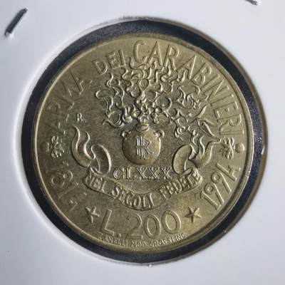 沼泽如烟--第774场 - 意大利1994年200里拉纪念币