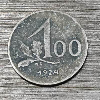 【铜匠收藏】★第125场★散币场，无佣金，30包邮。不满30元，支付5元运费。《接受代拍 代送NGC评级》 - 奥地利 100克朗 19234年