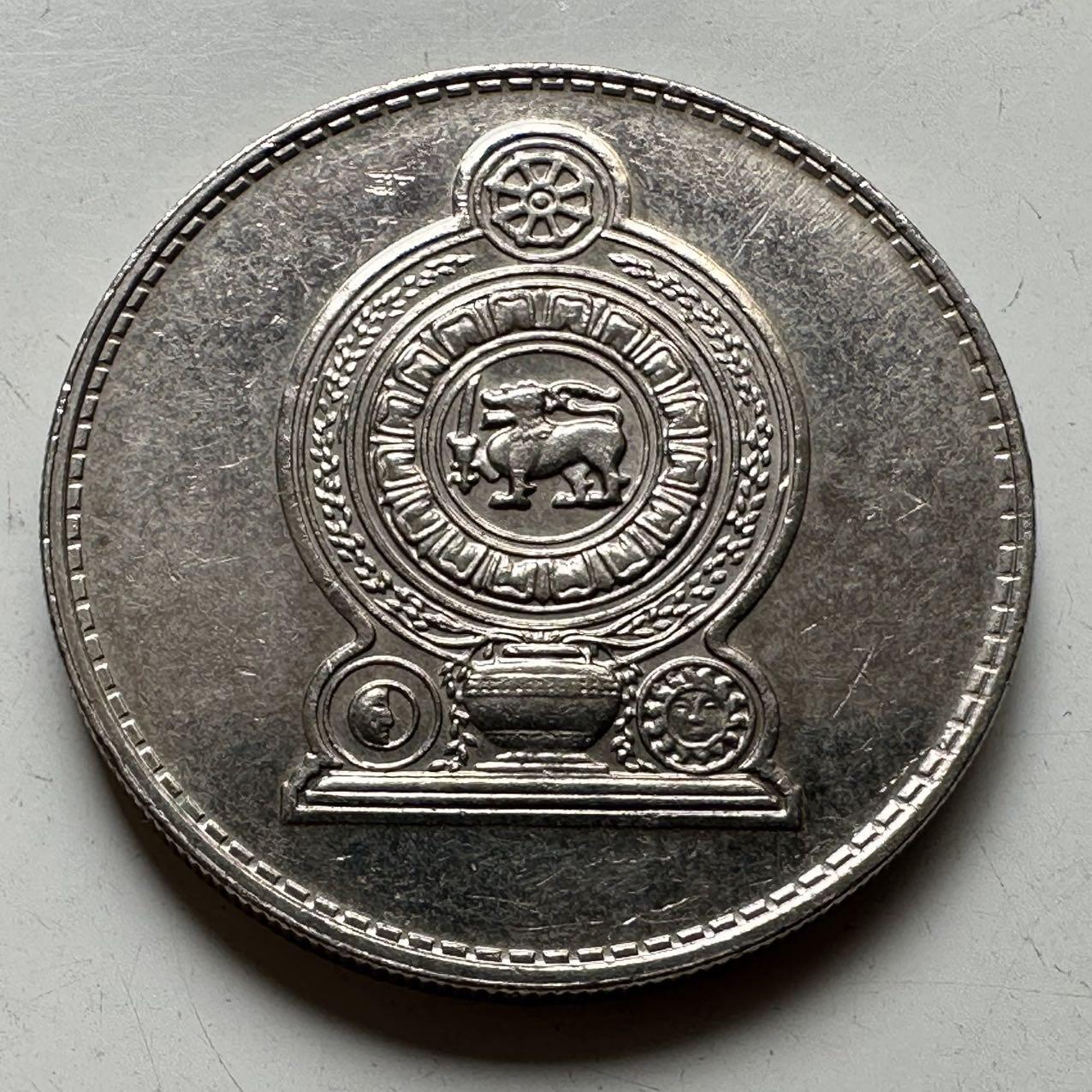 🌹外币初藏🌹🐯2025年第74场  每周二四六晚8️⃣点 接代拍 斯里兰卡1982年一卢比