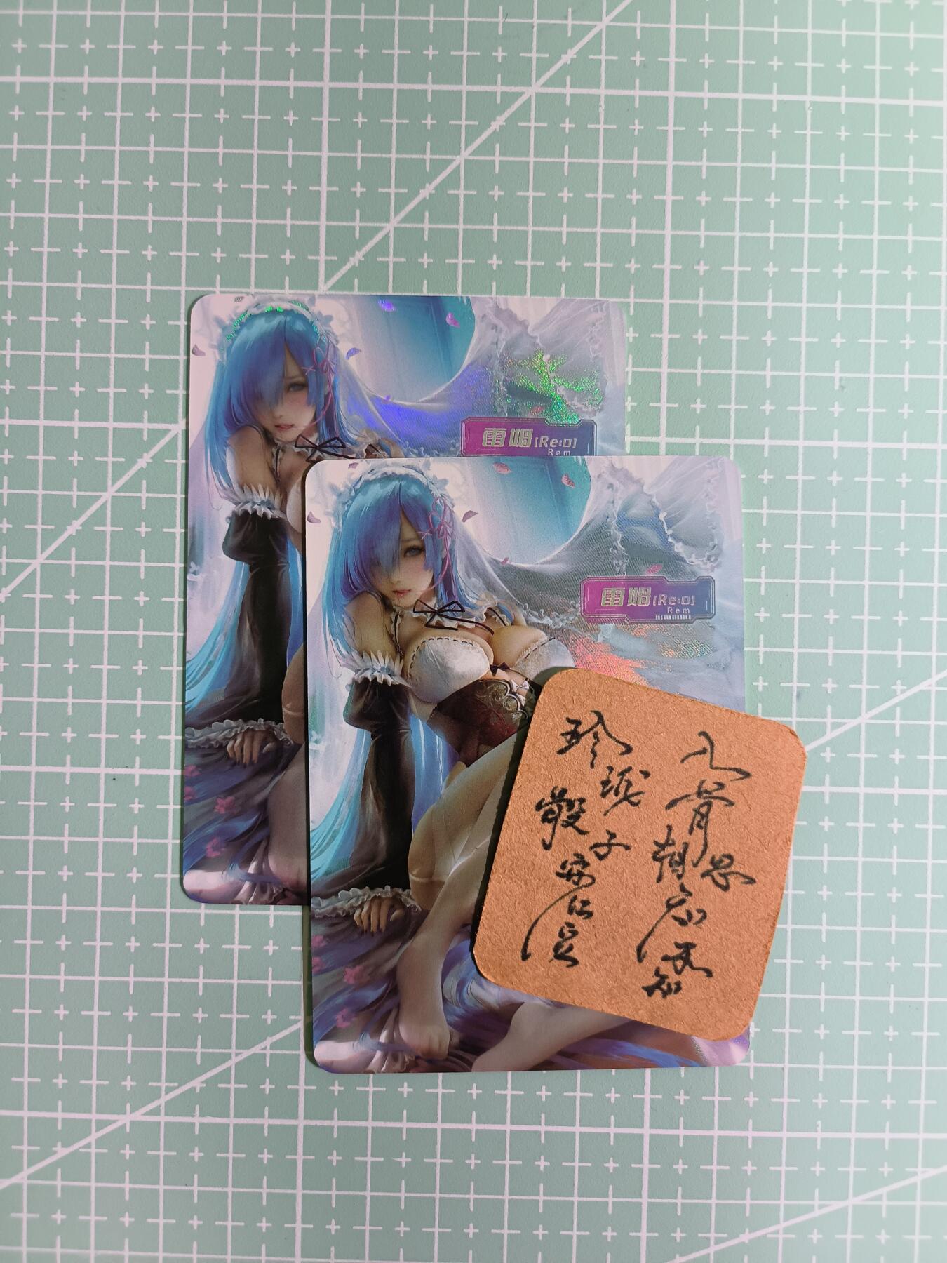 C先生卡牌 第6期 杜夫人，吕姬，貂蝉，西游姬，豪杰传。7月15日截拍（持续收拍品中。。。欢迎送拍） 【炫彩】冰狗 ACG 蕾姆  双服饰奈卡
