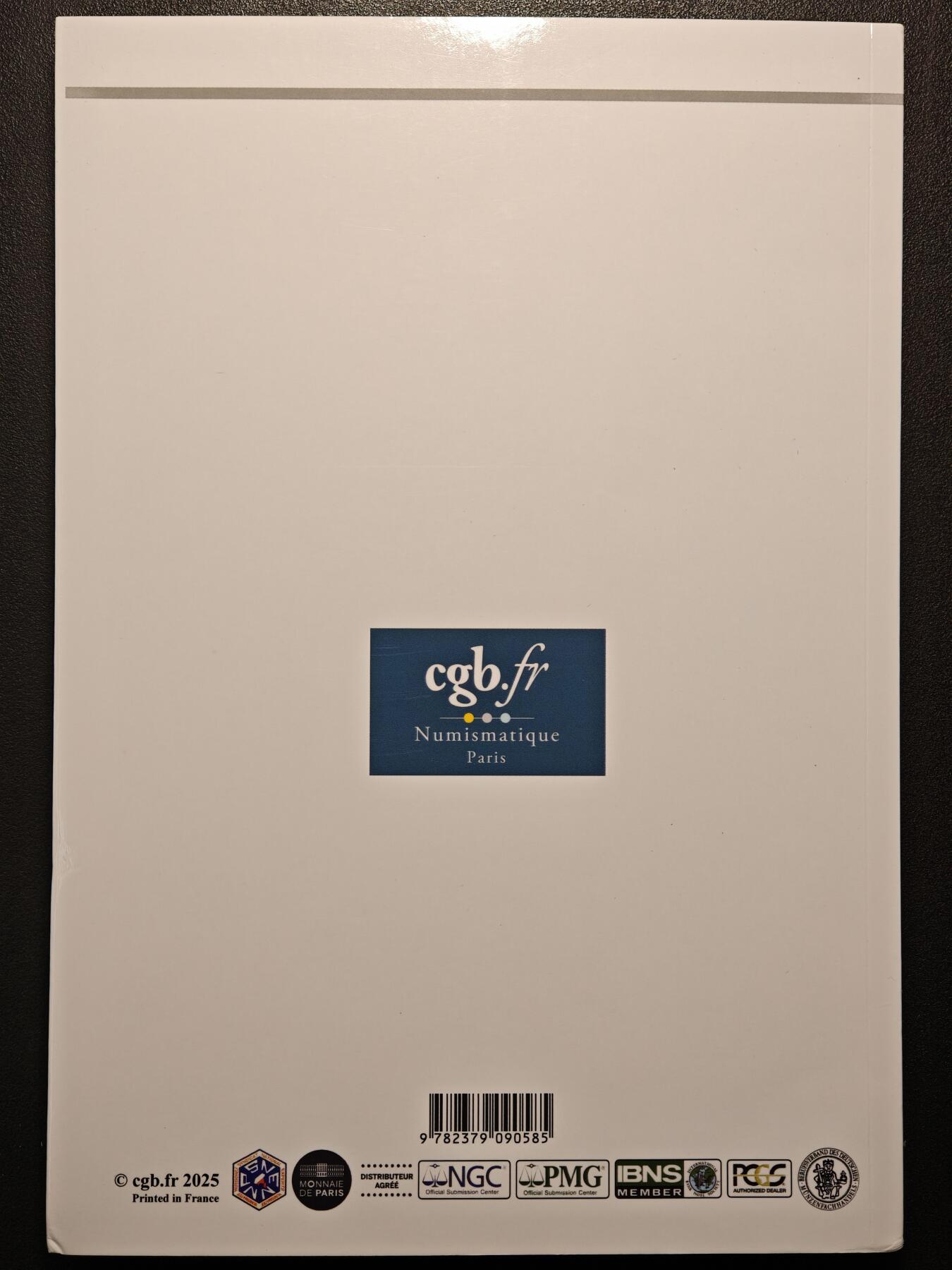 【德藏】世界币章拍卖第137期（拍品征集中~欢迎藏友联系） 97新 2025年 cgb.fr拍卖目录 全彩铜板纸印刷 全书约286页