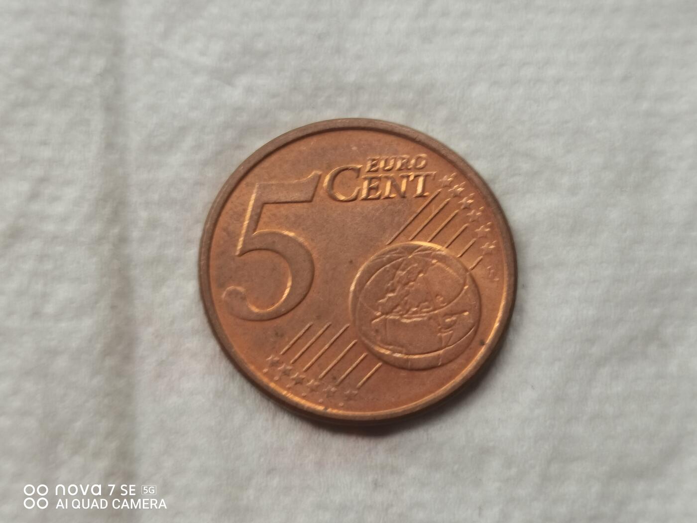 外币 5欧分