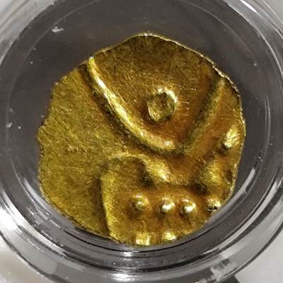 希腊罗马丝路打制币化石【中外钱币放漏】专场！陆小鱼的钱币仓，限时拍卖第069场 - MS原光小金币  科钦邦图案化野猪金币