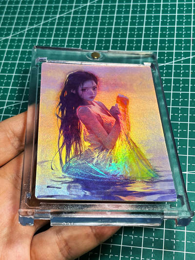 【带卡砖】众里寻她 我的青春期的女朋友 一张  磨砂彩闪卡  63*88
