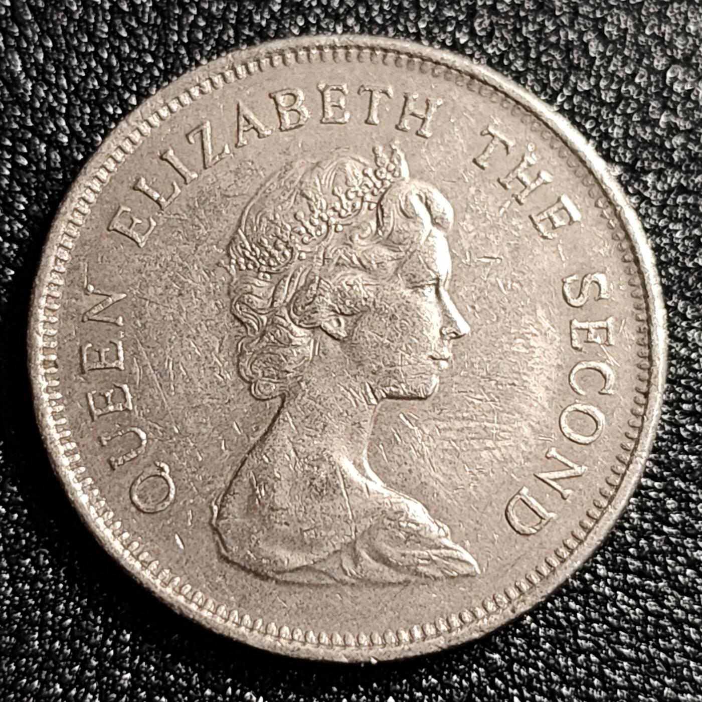 泉币菌-第49场-周末精品场 1978年 英属香港壹圆镍币 伊丽莎白二世 25mm