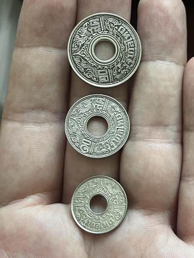 18世纪欧洲精品铜币 - 19世纪泰国萨当银币3枚