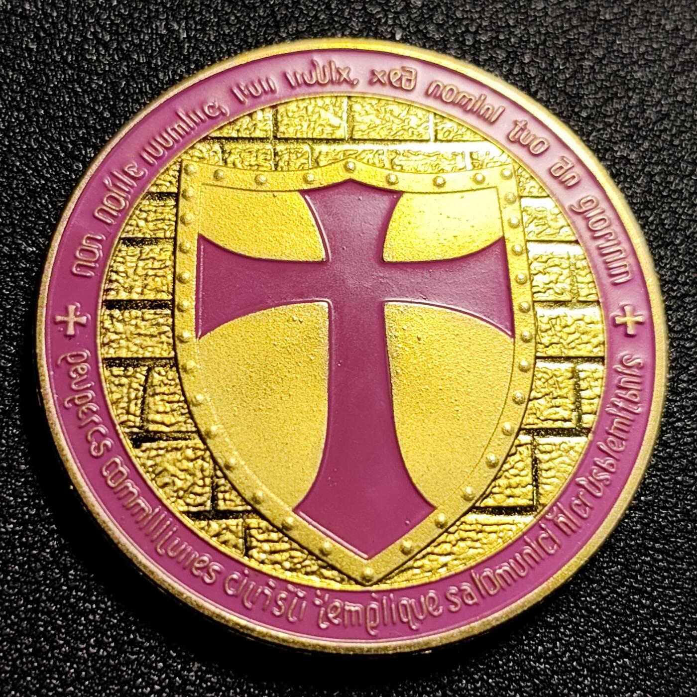 泉币菌-第48场-散币捡漏场 马剑圣殿骑士 纪念章 直径约40mm 