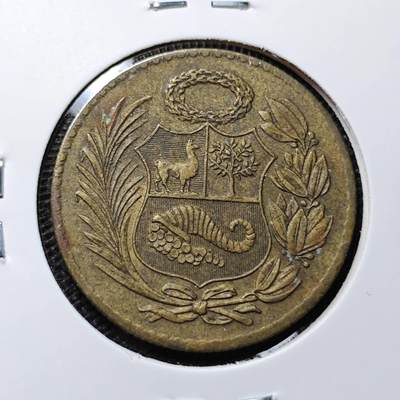 KK钱币收藏小铺 第307期 2月预留时间 周末发货 -  1960秘鲁1/2索尔铜币