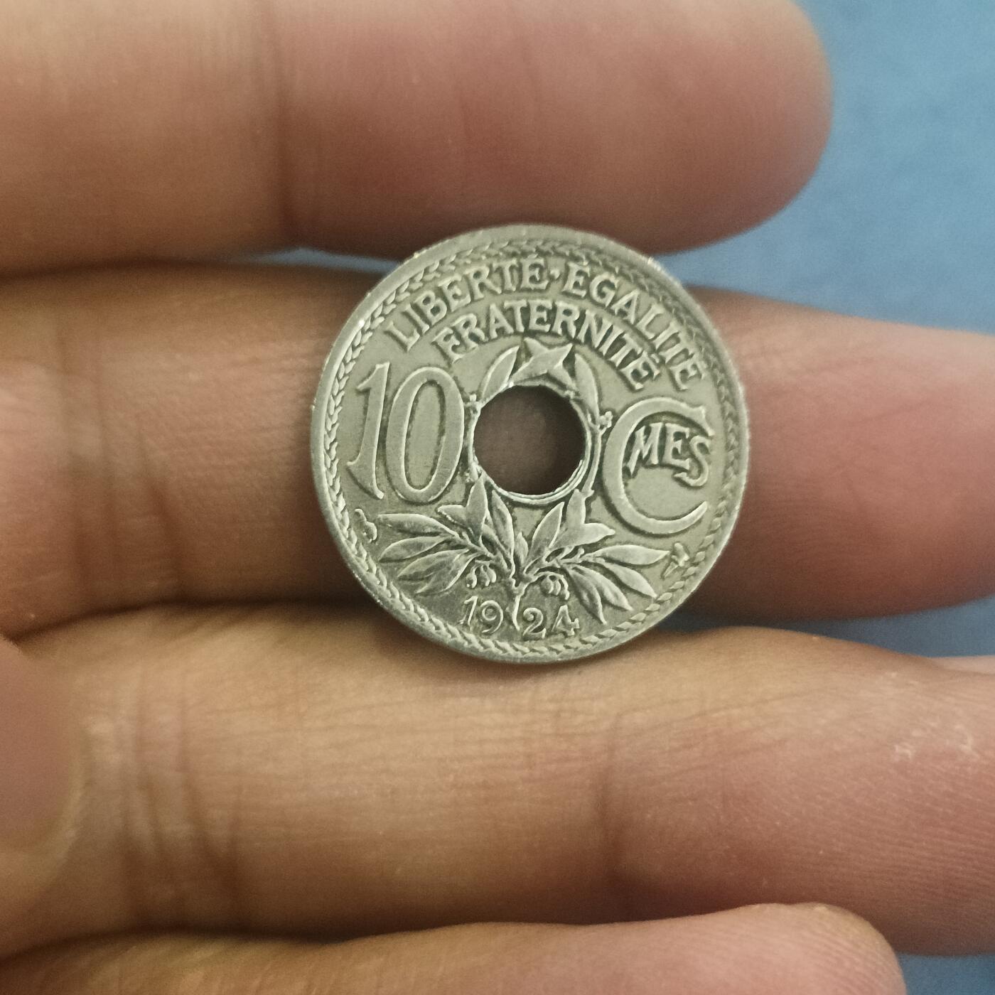 泡泡币外币第五十八场可代拍15038385335微信 法国1924年十分