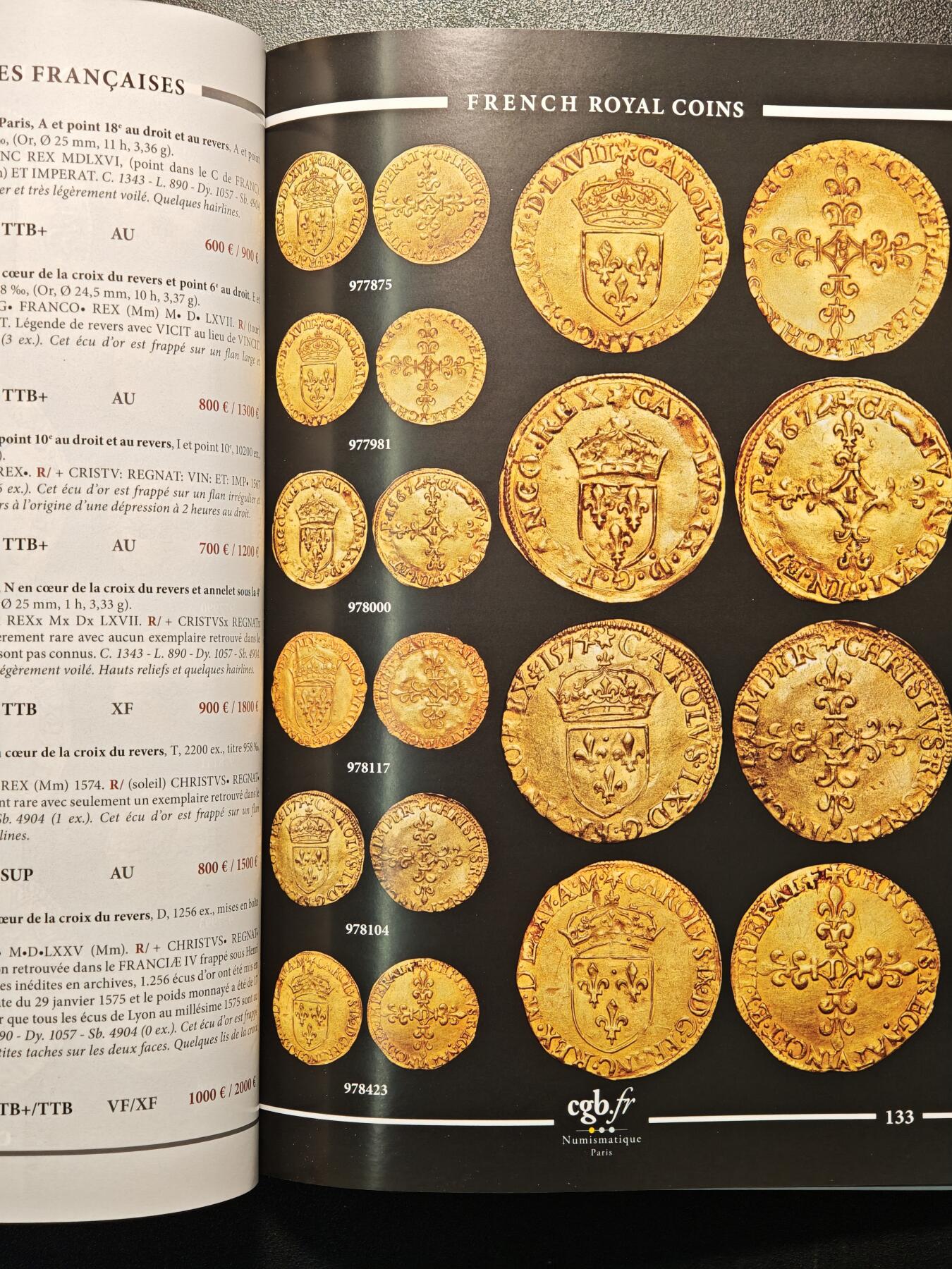 【德藏】世界币章拍卖第137期（拍品征集中~欢迎藏友联系） 97新 2025年 cgb.fr拍卖目录 全彩铜板纸印刷 全书约286页