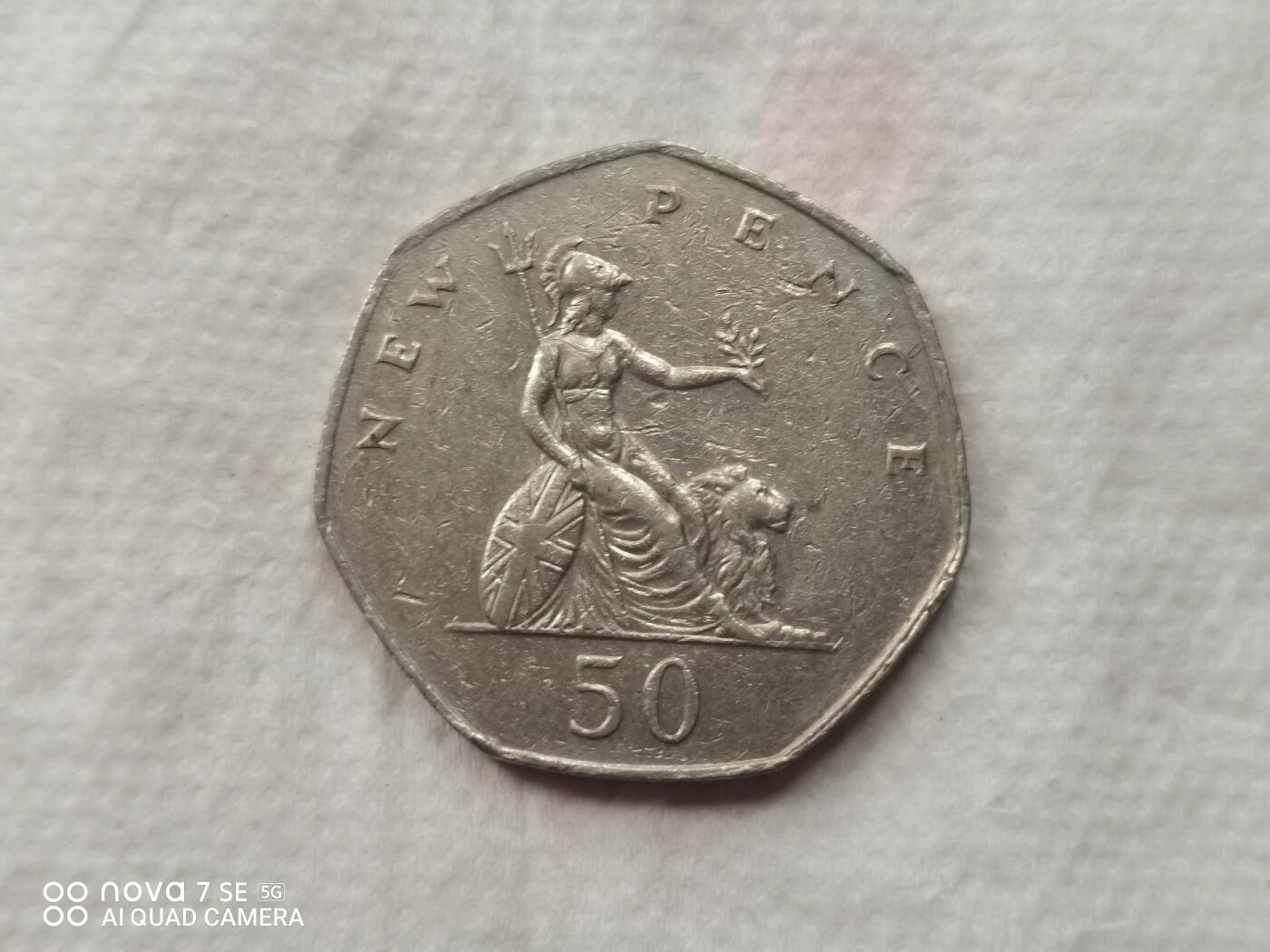 外币 英国50便士