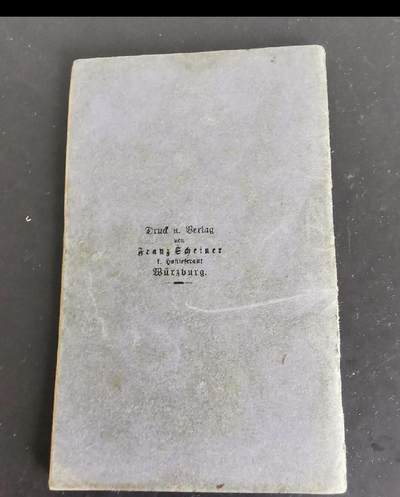 勋章，专场 - 德国1898年军事通行证    来自“普林茨·费格尔德步兵团”的第三连    记录有个人信息、服役情况和军事表现等      