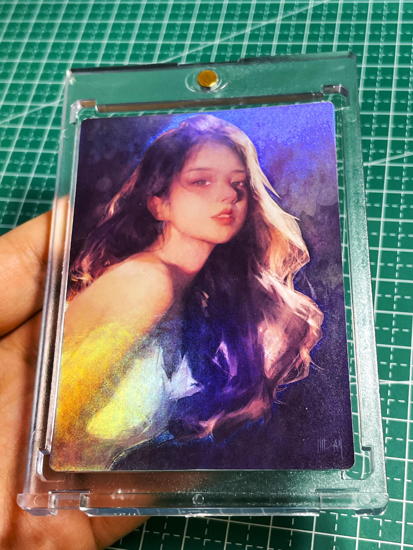 显眼宝22期 颜值精选·真 【带卡砖】众里寻她 我的青春期的女朋友 一张  磨砂彩闪卡  63*88