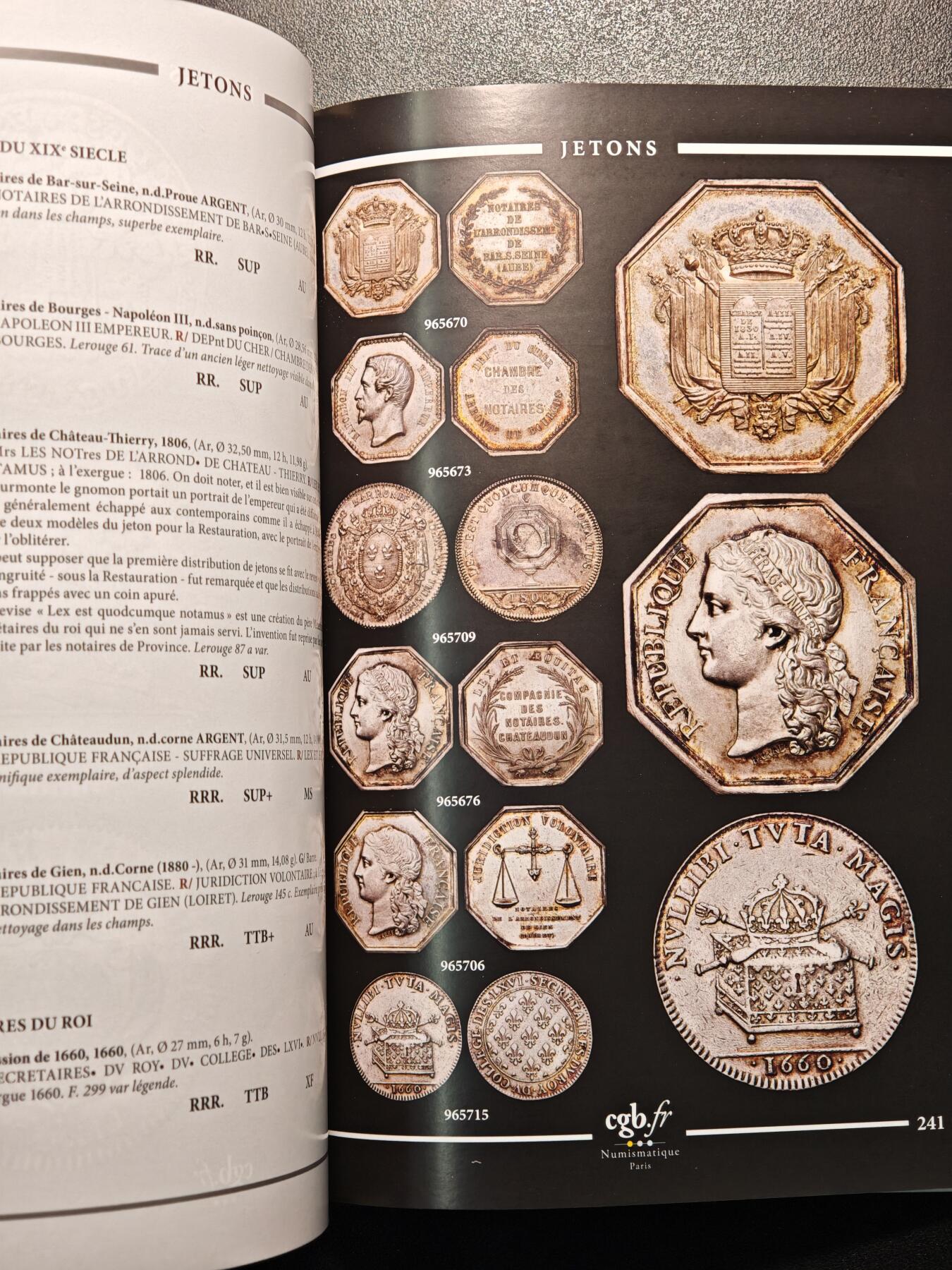 【德藏】世界币章拍卖第137期（拍品征集中~欢迎藏友联系） 97新 2024年 cgb.fr拍卖目录 全彩铜板纸印刷 全书约282页