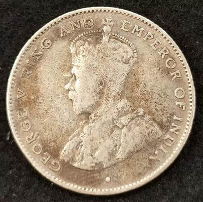 G&W世界散币，银币处理专场（第23场） - 英属锡兰1921年50分  银币