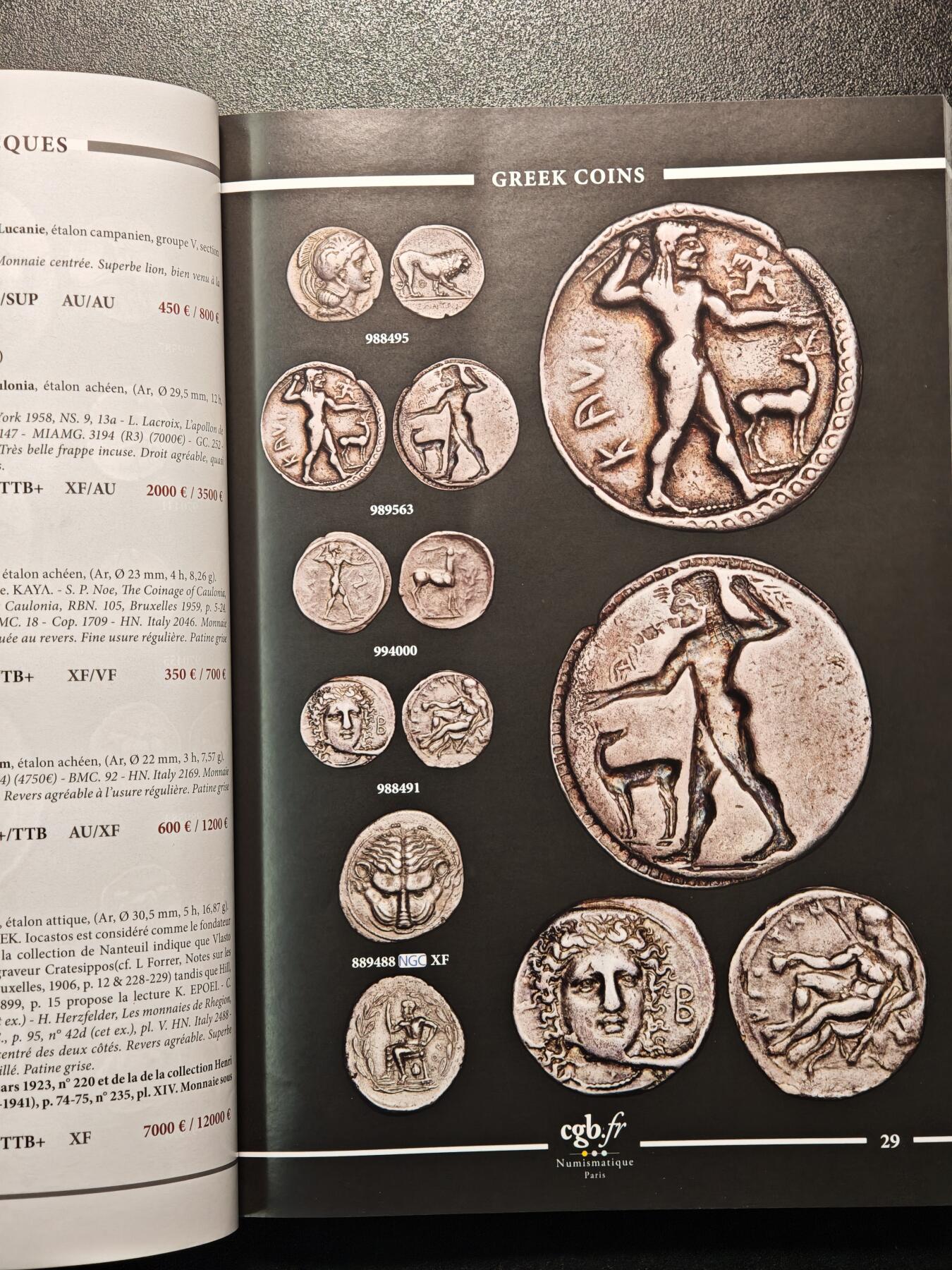 【德藏】世界币章拍卖第137期（拍品征集中~欢迎藏友联系） 97新 2025年 cgb.fr拍卖目录 全彩铜板纸印刷 全书约286页