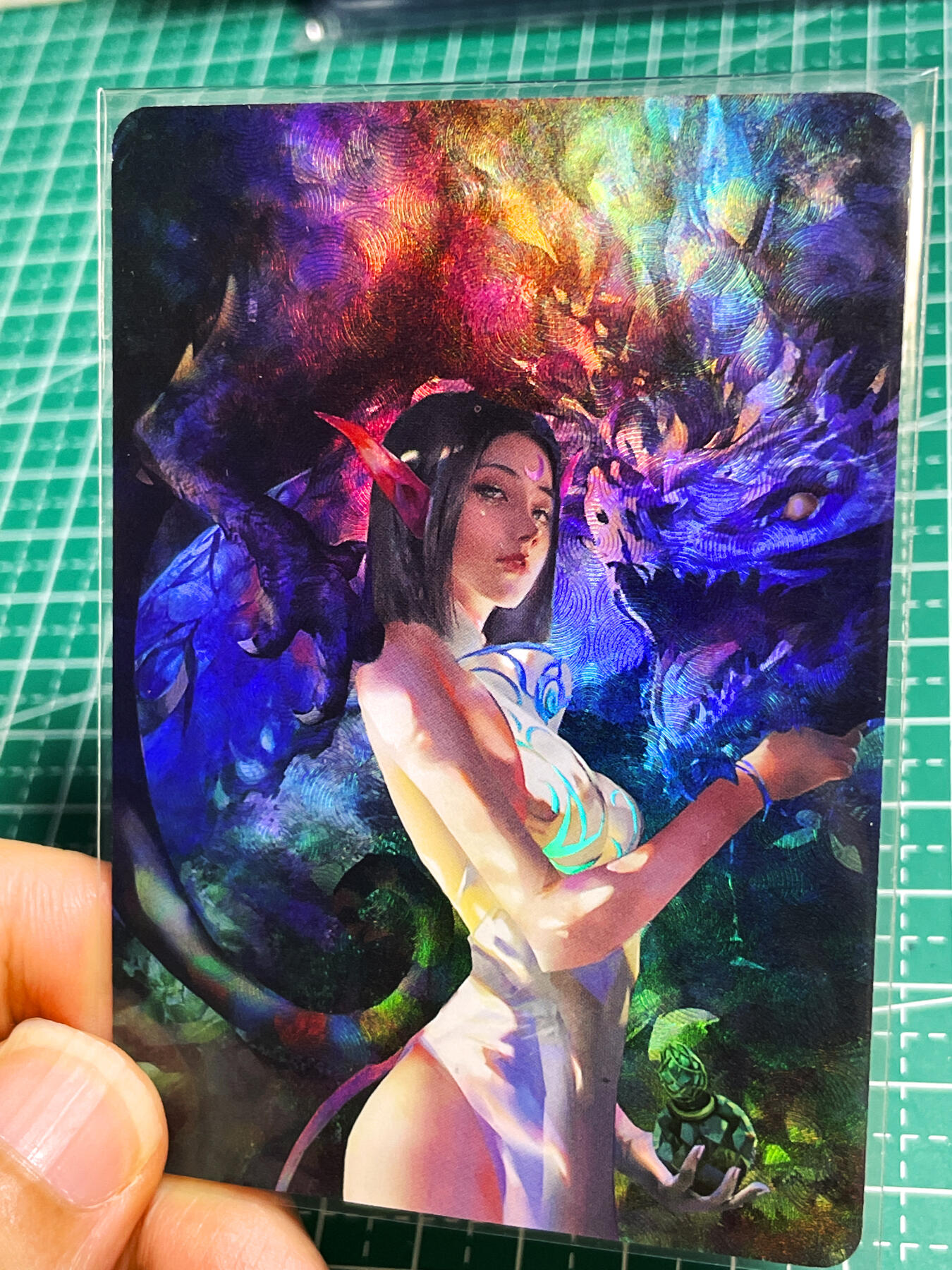 显眼宝22期 颜值精选·真 卡将卡牌  月神龙女 1张  折光彩闪  63*88