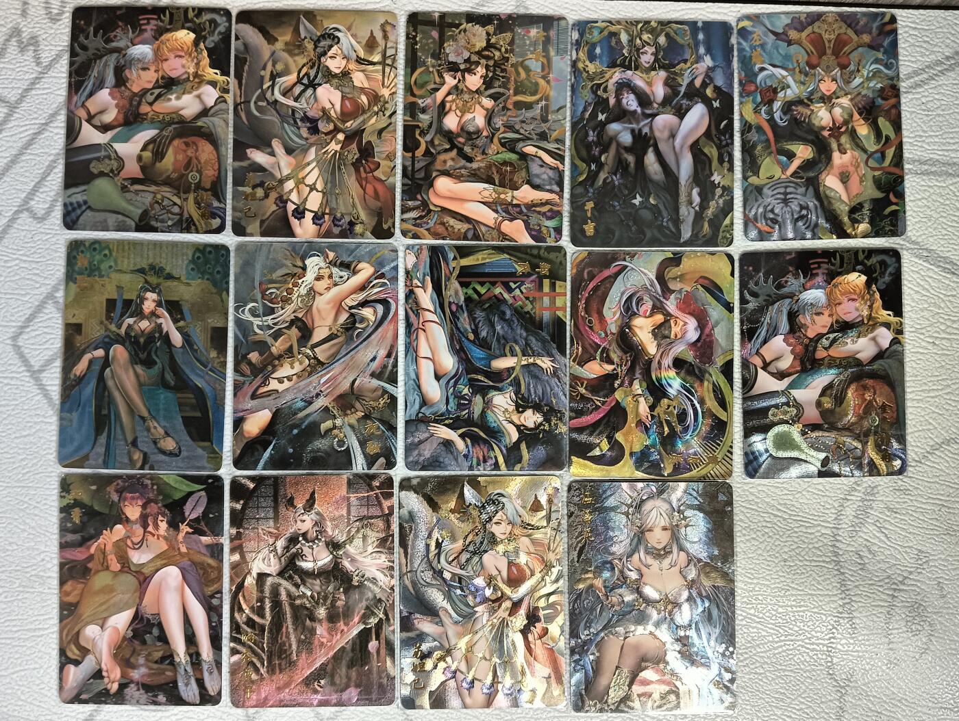 花开卡拍第30期（7月13号周日截拍，品控勿拍!!!拍品不寄存，运费5元，自制卡难免瑕疵，可能存在轻微撞角爆边等出厂瑕疵，品控介意勿拍！）