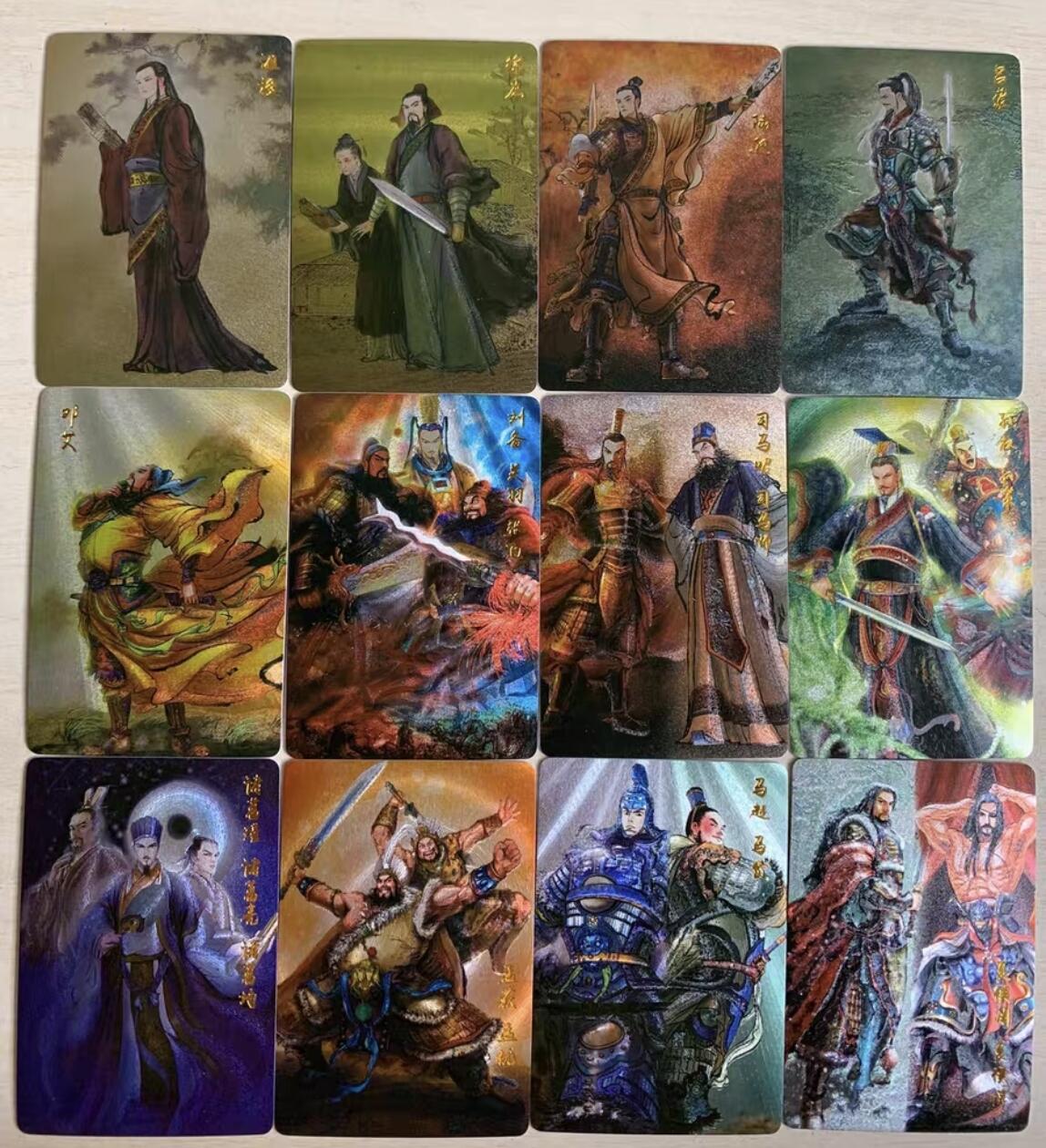 阳大大卡牌超级大甩拍第61期（周五晚上九点截拍，持续收拍品，进群福利早知道） 昆仑万象 权迎东 三国英雄谱 粗闪套卡117张全（主套88张+后续23张+3张目录卡+1张貂蝉+1张玉兔+2张垫卡）