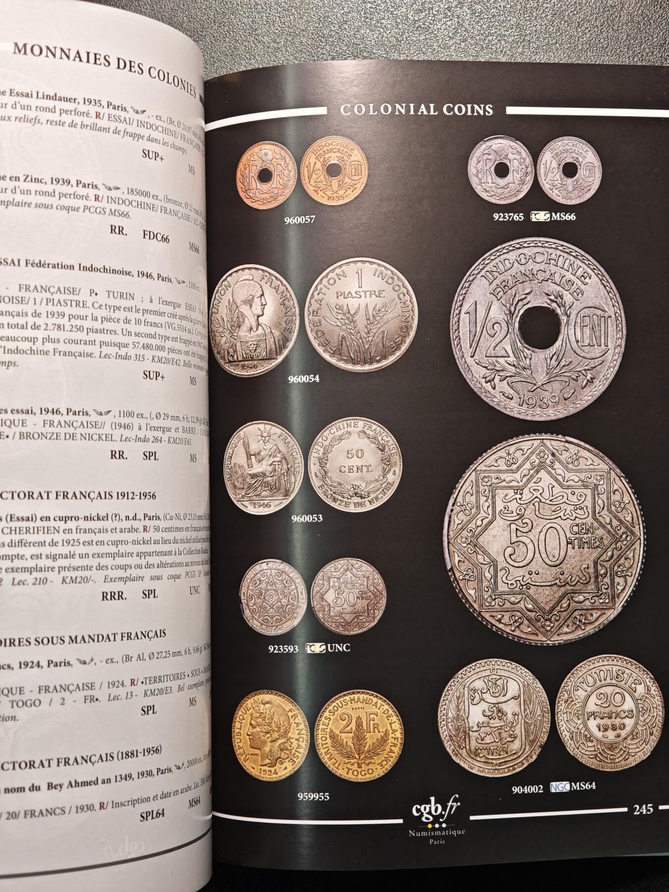【德藏】世界币章拍卖第137期（拍品征集中~欢迎藏友联系） 97新 2024年 cgb.fr拍卖目录 全彩铜板纸印刷 全书约282页