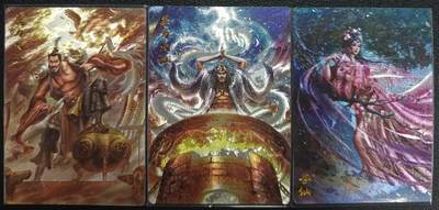 天玑星卡拍第一百零四期《7.14周一截拍》持续收拍收评中 满赠卡需备注 - 卡德曼 西游记 鹿力大仙+羊力大仙+杏仙 粗闪 三张