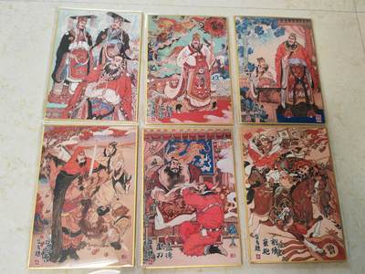 阳大大卡牌超级大甩拍第61期（周五晚上九点截拍，持续收拍品，进群福利早知道） - 【色纸】昆仑万象 三国礼盒 陈岱青 曹操故事6张一套