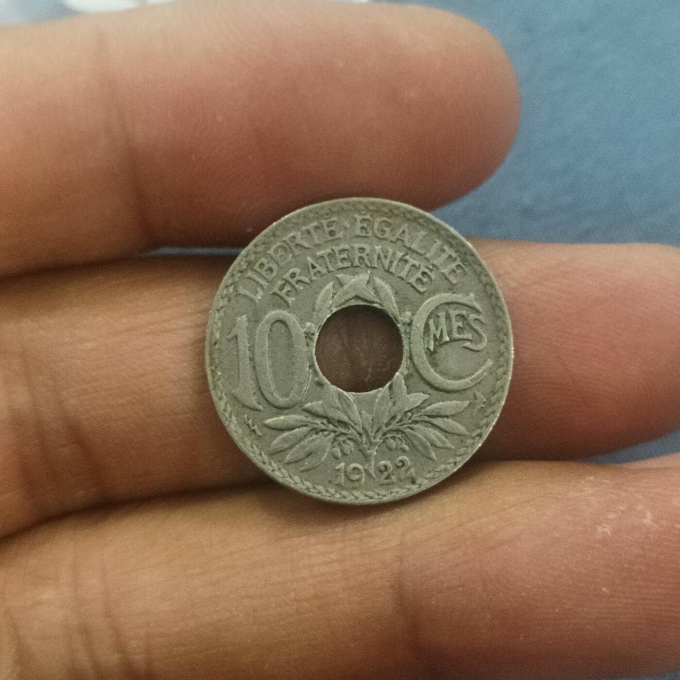 泡泡币外币第五十八场可代拍15038385335微信 法国1922年十分
