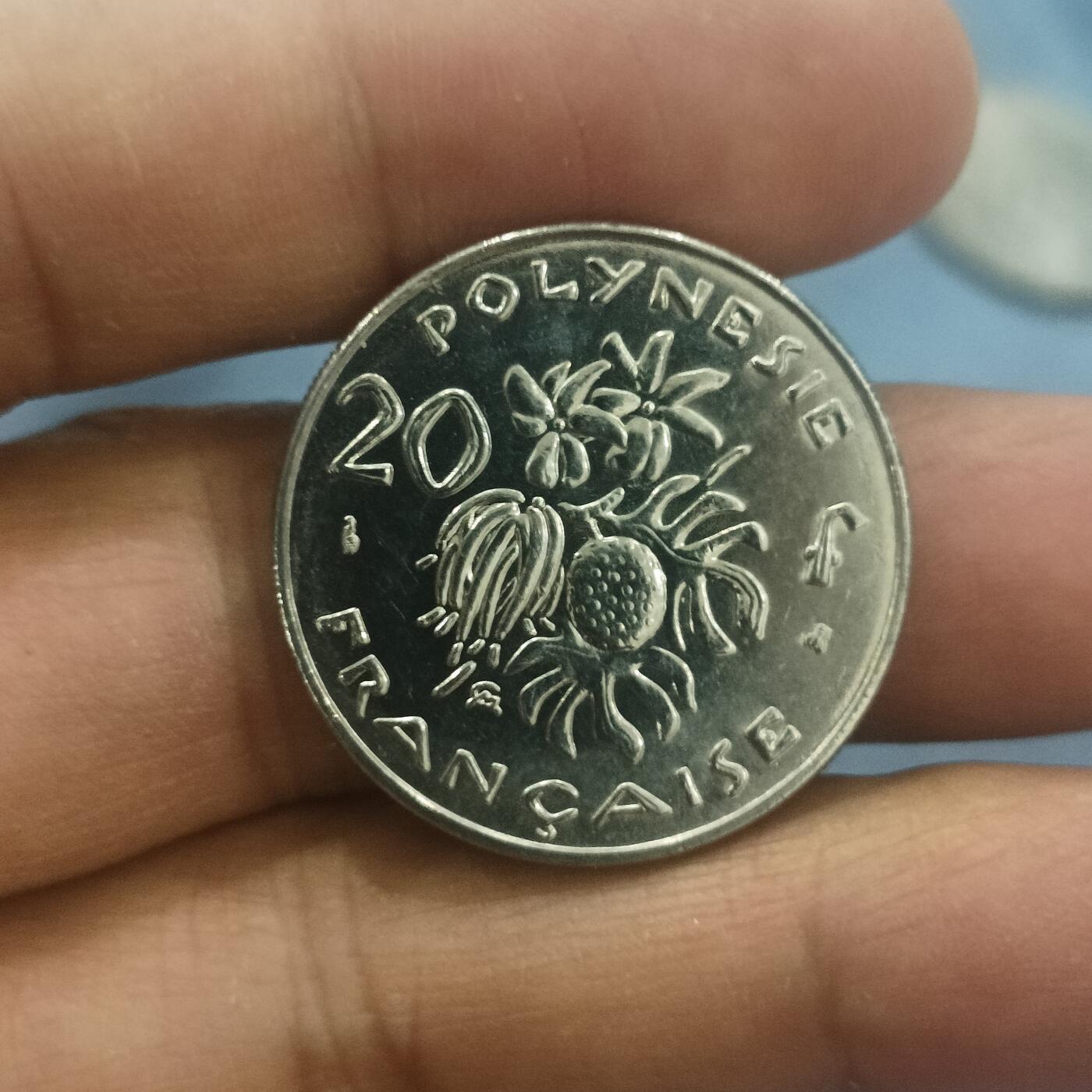 泡泡币外币第五十八场可代拍15038385335微信 波利尼西亚20F