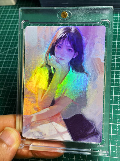 【带卡砖】众里寻她 我的青春期的女朋友 一张  磨砂彩闪卡  63*88