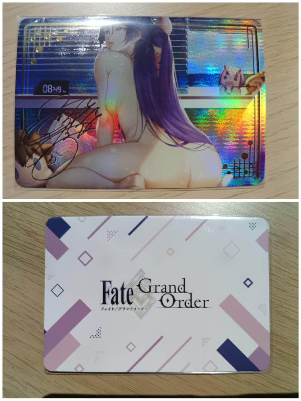 龙虎卡牌第四五场 （无佣金，满120包邮，欢迎送拍） 折光彩闪卡 acg fate