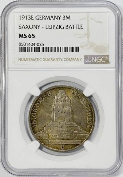 ドイツ 1マルク銀貨 1915年A 未使用 NGC MS65 ドイツ 1マルク銀貨 1915-D EF-AU; | 世界のコイン,マイナー貨,G