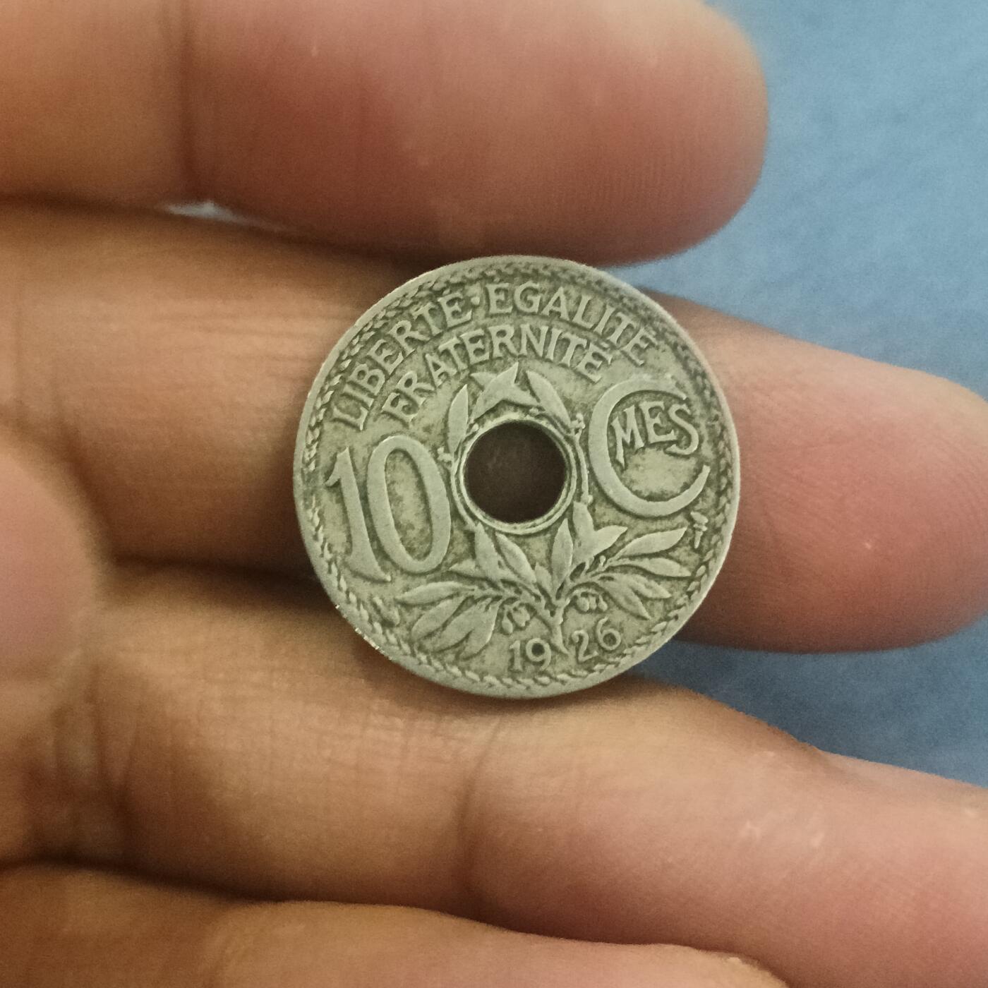 泡泡币外币第五十八场可代拍15038385335微信 法国1926年十分