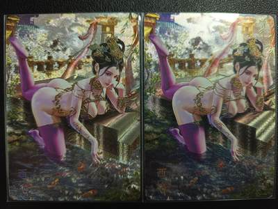天玑星卡拍第一百零四期《7.14周一截拍》持续收拍收评中 满赠卡需备注 - 焱卡文化 绝色绘卷 绮梦篇 西施 粗闪 两张
