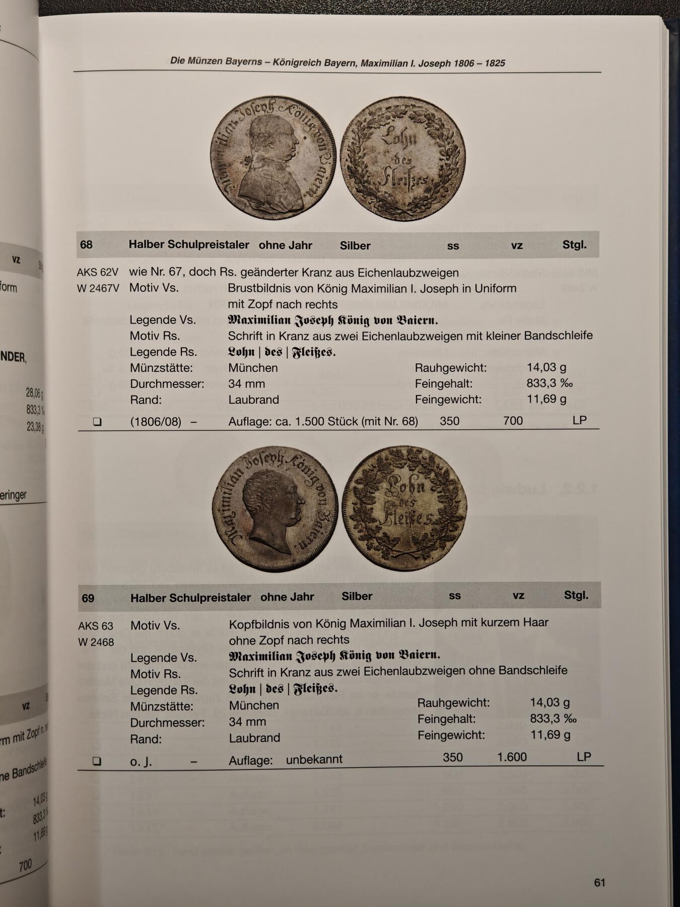 【德藏】世界币章拍卖第137期（拍品征集中~欢迎藏友联系） 全新未拆封 巴伐利亚1800-1925钱币目录 硬壳精装 全彩铜版纸印刷