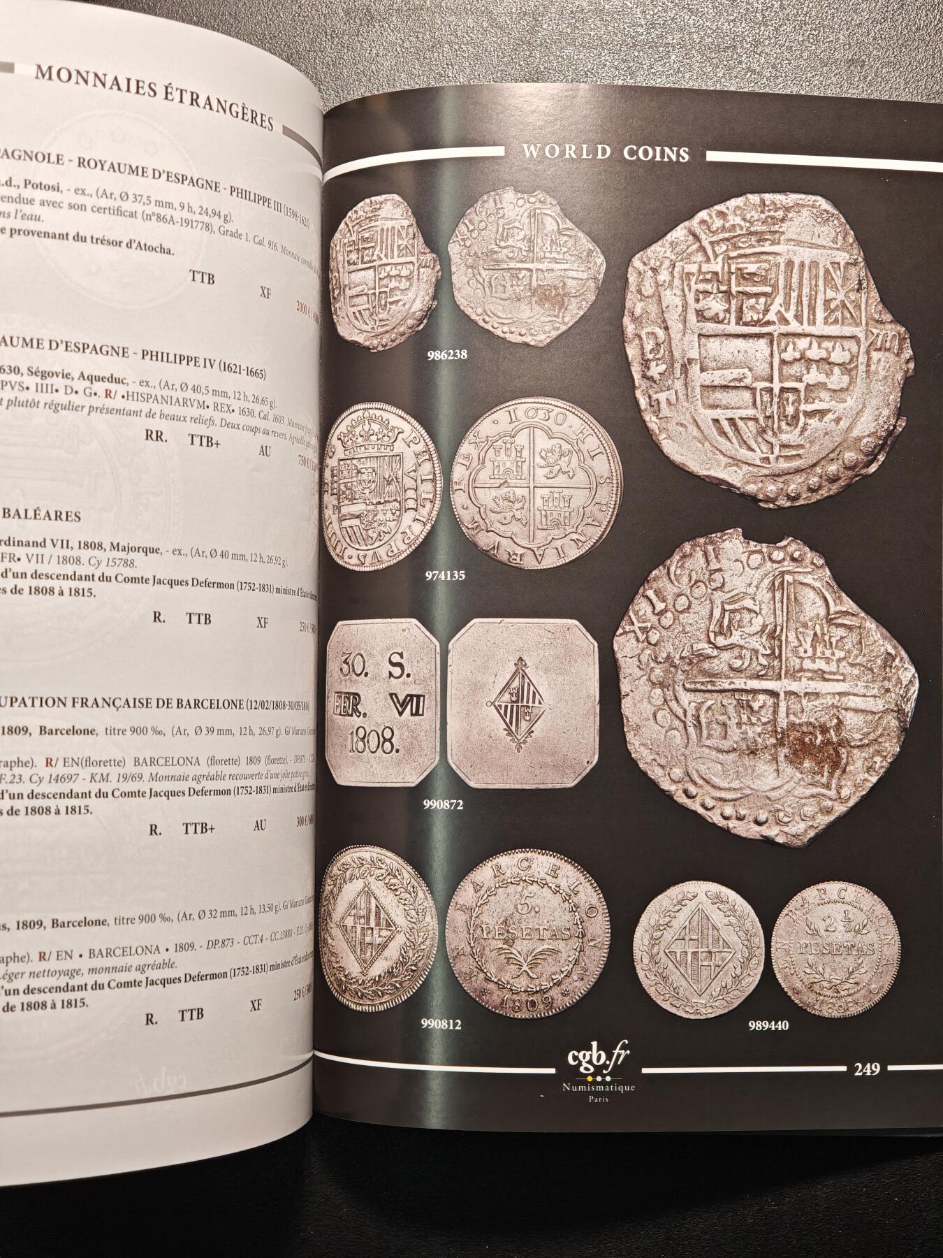 【德藏】世界币章拍卖第137期（拍品征集中~欢迎藏友联系） 97新 2025年 cgb.fr拍卖目录 全彩铜板纸印刷 全书约286页