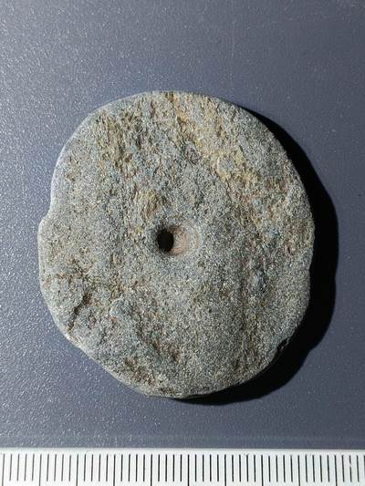 50期回流戒指饰品杂件纪念章丝路钱币专场 - 石制纺轮
