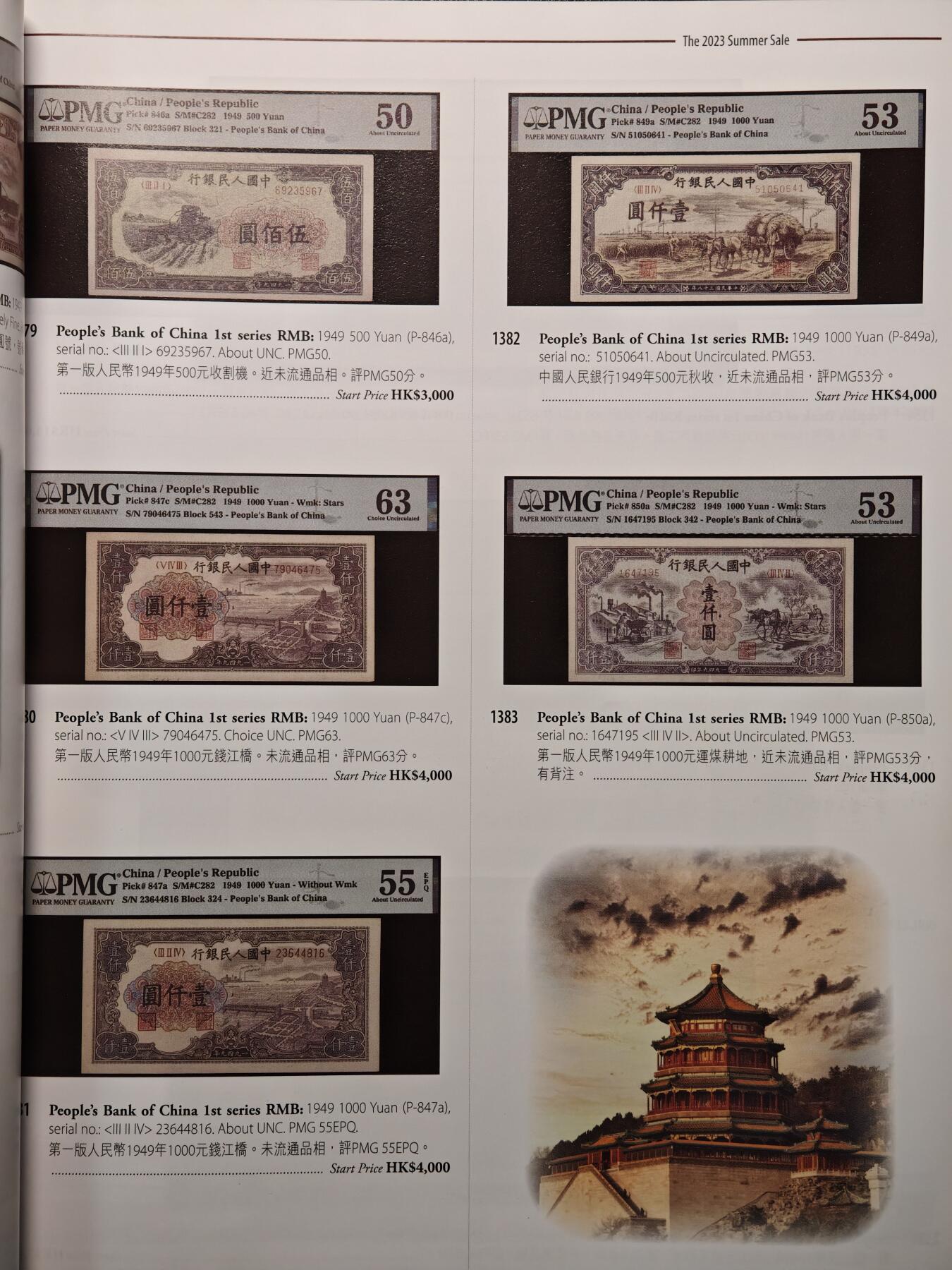 【德藏】世界币章拍卖第137期（拍品征集中~欢迎藏友联系） 95新 2023年 布约翰中国香港及全球硬币和纸币拍卖会图录 全彩铜板纸印刷 全书约202页