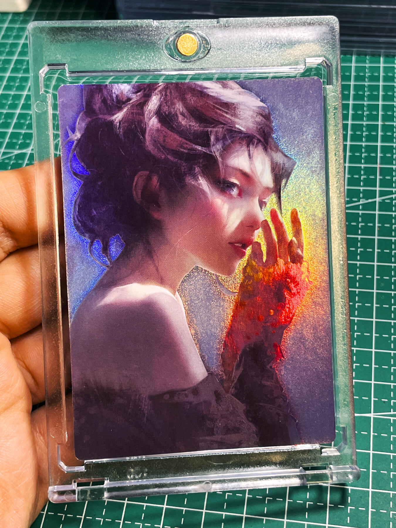 显眼宝22期 颜值精选·真 【带卡砖】众里寻她 我的青春期的女朋友 一张  磨砂彩闪卡  63*88