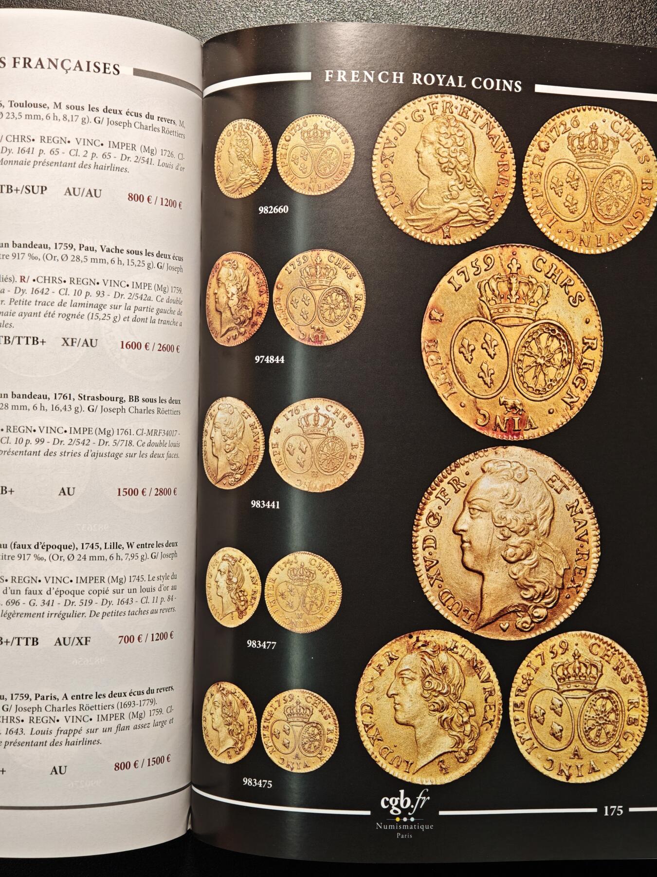 【德藏】世界币章拍卖第137期（拍品征集中~欢迎藏友联系） 97新 2025年 cgb.fr拍卖目录 全彩铜板纸印刷 全书约286页