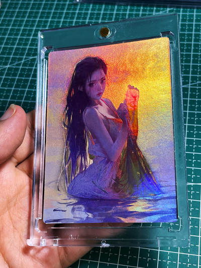 【带卡砖】众里寻她 我的青春期的女朋友 一张  磨砂彩闪卡  63*88