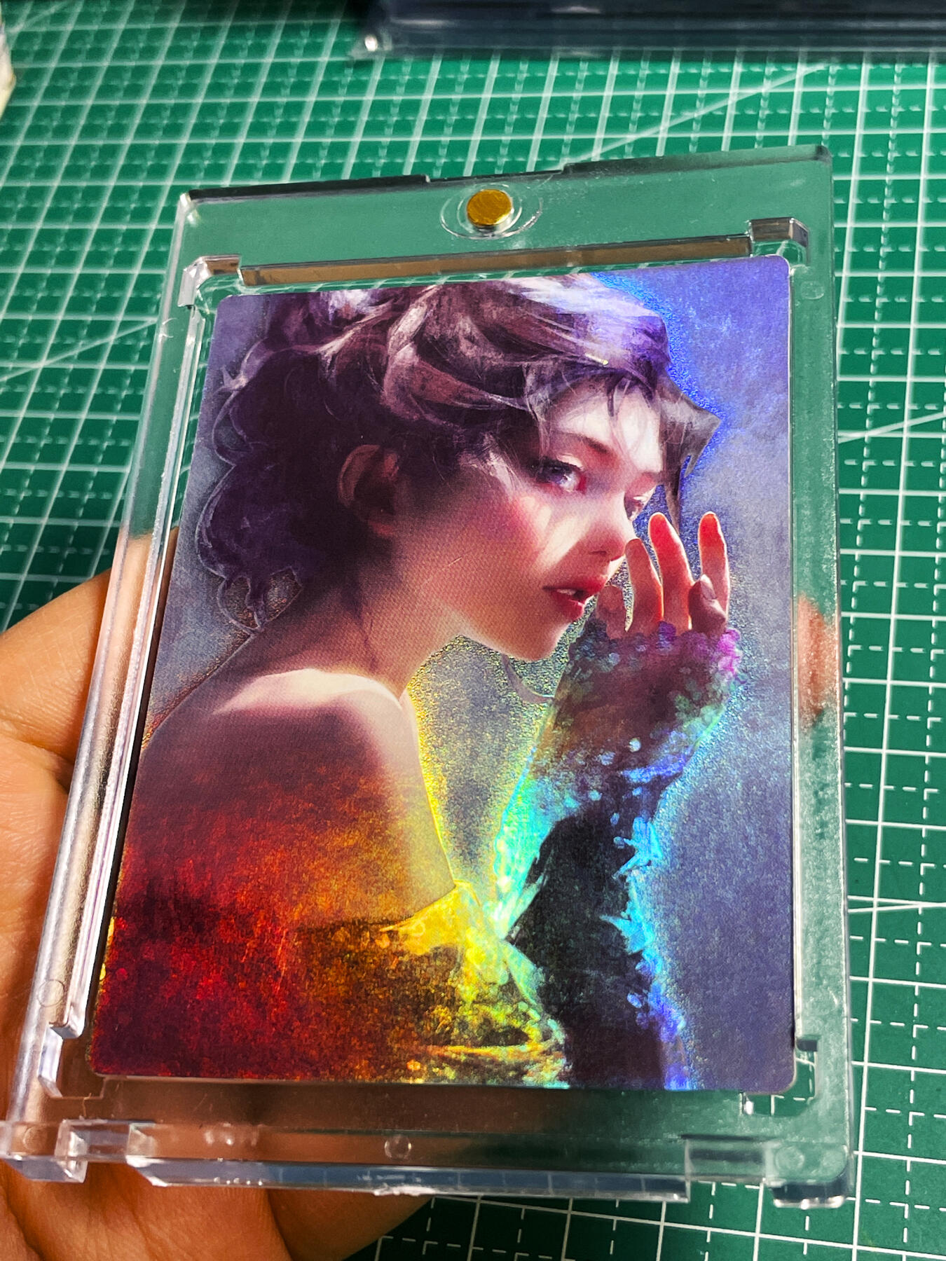 显眼宝22期 颜值精选·真 【带卡砖】众里寻她 我的青春期的女朋友 一张  磨砂彩闪卡  63*88