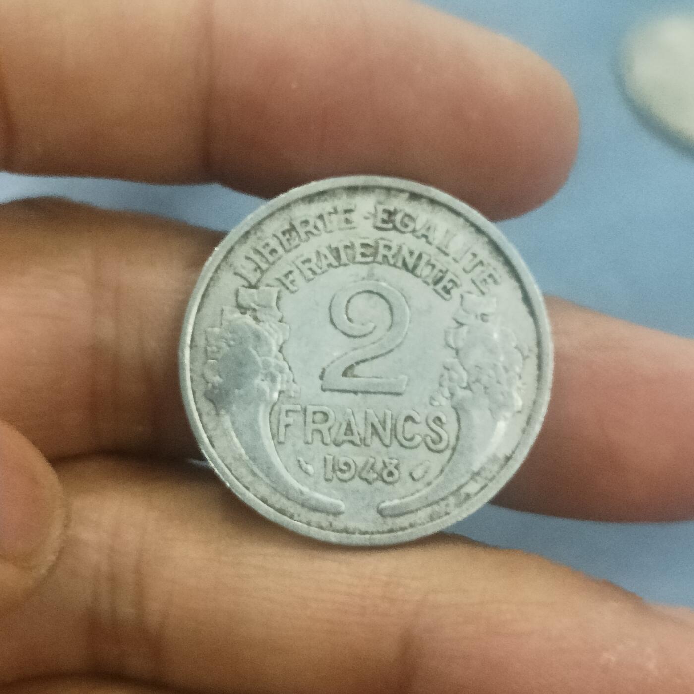 泡泡币外币第五十八场可代拍15038385335微信 法国1948年2F