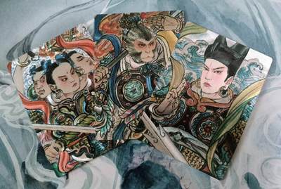 龙虎卡牌第四五场 （无佣金，满120包邮，欢迎送拍） - 粗闪3张全 山衡一述 天庭反骨仔三人组一套