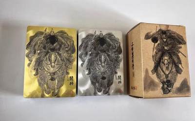阳大大卡牌超级大甩拍第61期（周五晚上九点截拍，持续收拍品，进群福利早知道） - 【签绘粗闪】昆仑万象 权迎东 三国英雄传 签绘粗闪 金背36张+银背36张