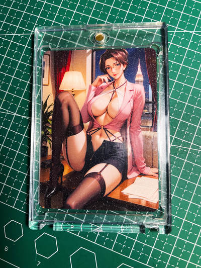 【带卡砖】漂亮的动漫角色 妃英理 双面2造型   1张 盐晶闪工艺 63*88