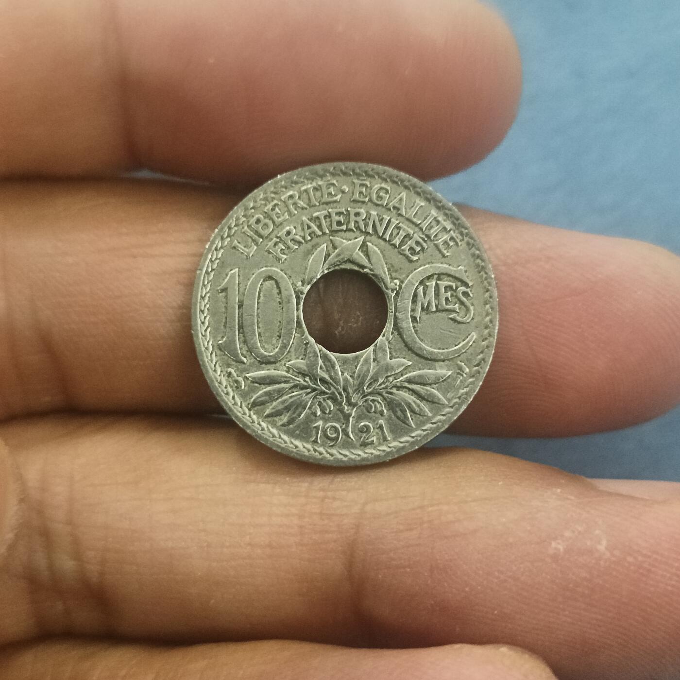 泡泡币外币第五十八场可代拍15038385335微信 法国1921年十分