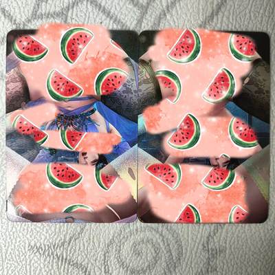 花开卡拍第30期（7月13号周日截拍，品控勿拍!!!拍品不寄存，运费5元，自制卡难免瑕疵，可能存在轻微撞角爆边等出厂瑕疵，品控介意勿拍！） - 嘎嘎鸭艺术对卡 妙音坊 折光彩闪
